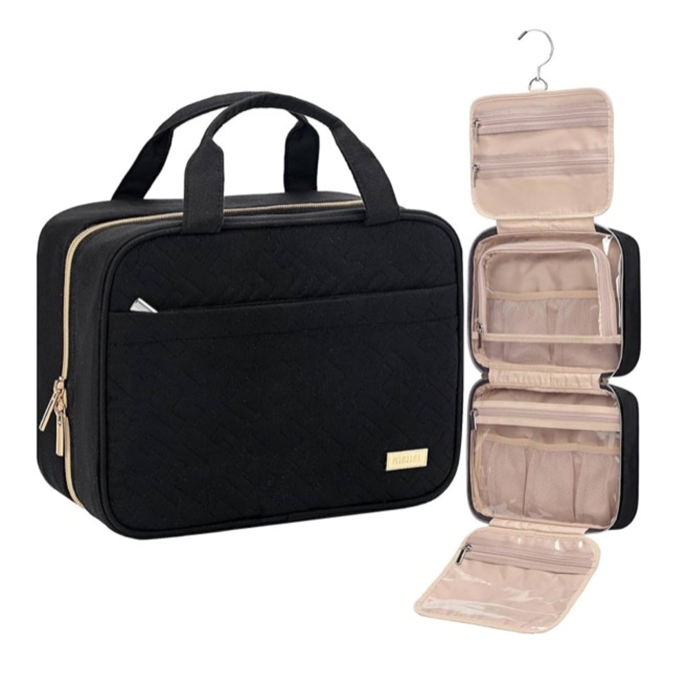 NWT Travel Toiletry Bag, Portable Hanging Organizer for Accessories